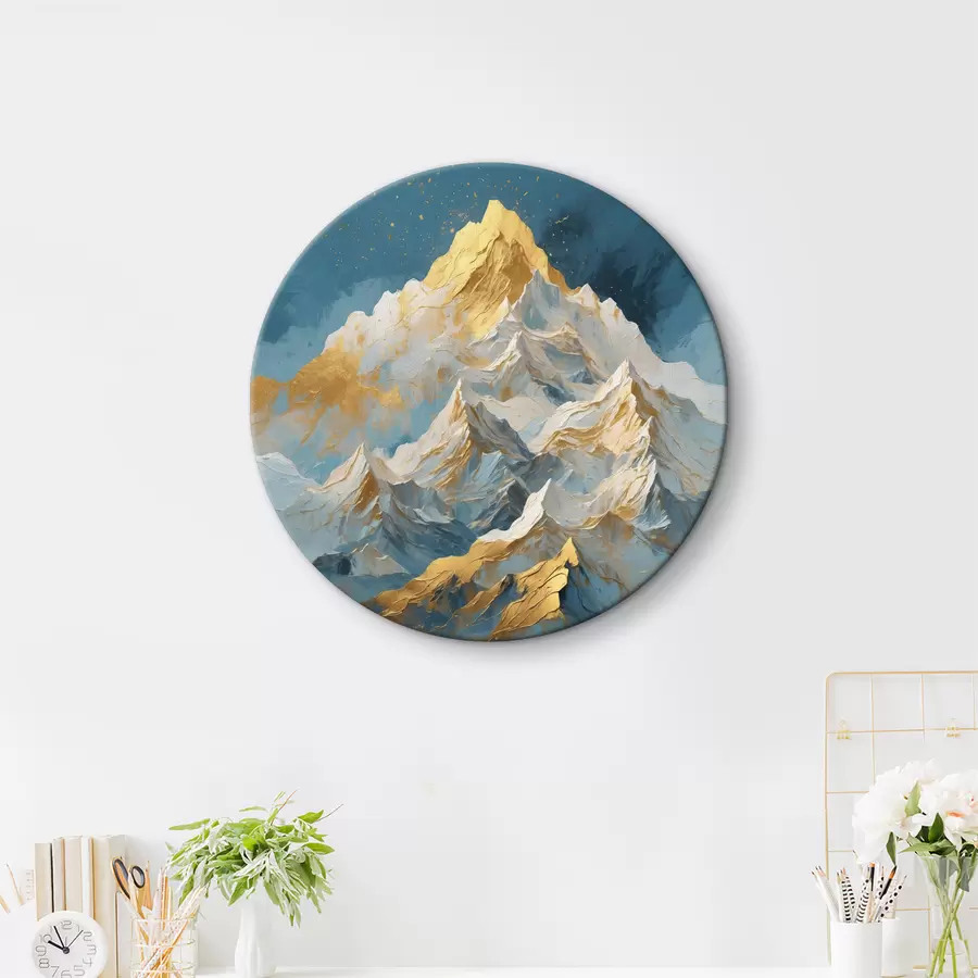 Wandbilder berge auf blauem Hintergrund r40327