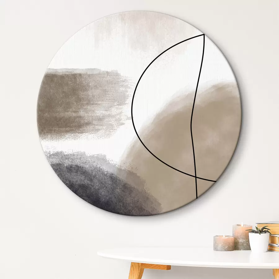 Wandbilder Neutrale Kurven: Eine Studie zur minimalen Strömung r35944