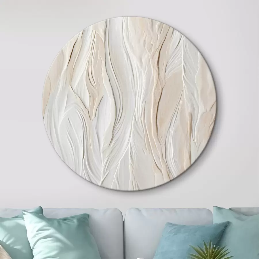 Wandbilder Neutrale Töne in modellierten Schichten r36027