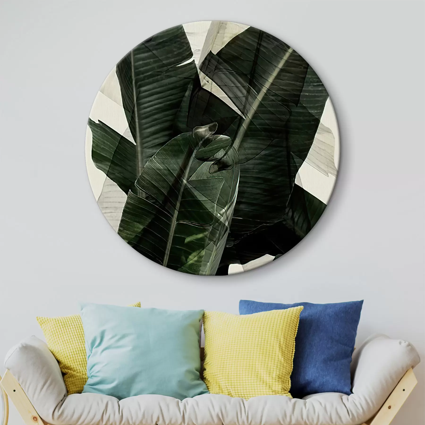 Wandbilder Pflanze, terrestrische Pflanze und Bananenblatt r21747