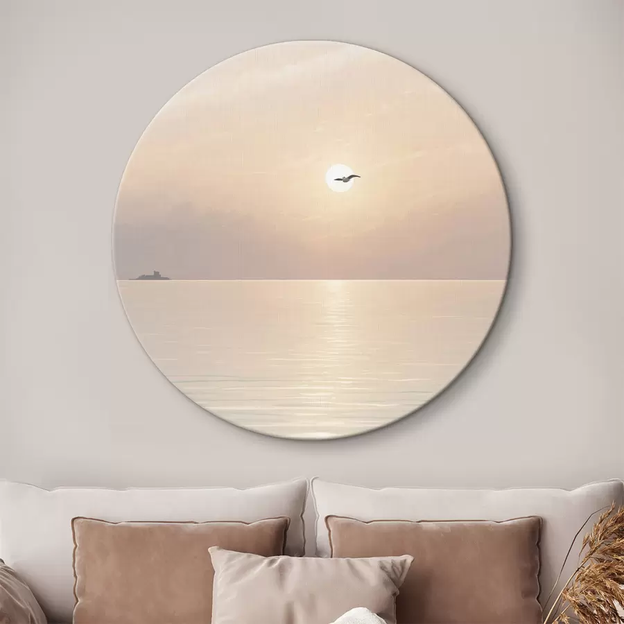 Wandbilder Möwen fliegen über dem Meer r39152