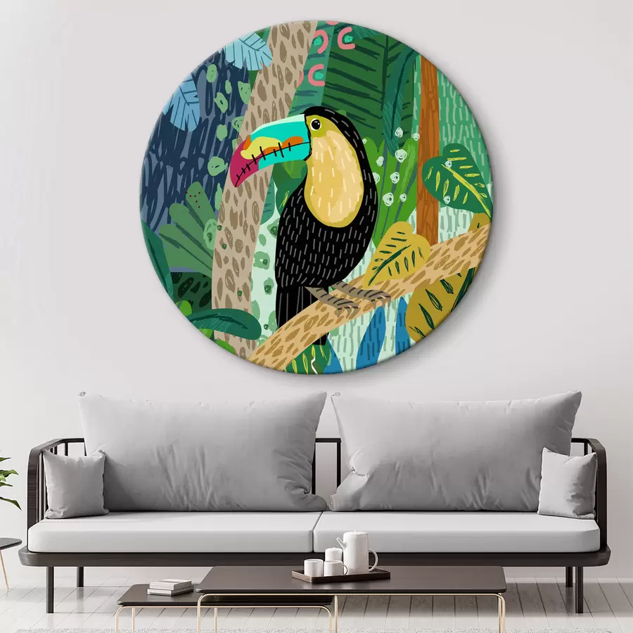 Wandbilder Tukan im Dschungel r36595