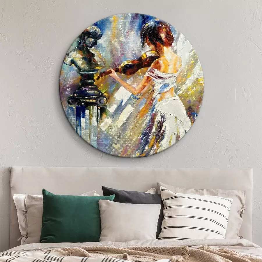 Wandbilder Violinist, Ölgemälde r04222