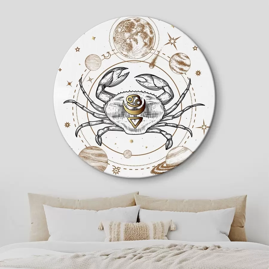 Wandbilder Tierkreiszeichen Krebs r36197