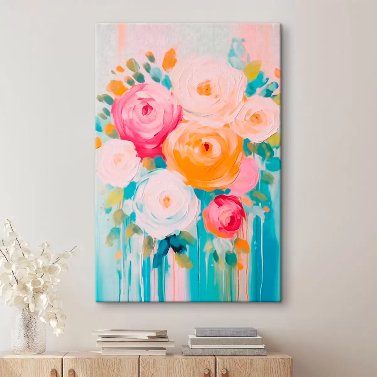 Wandbilder Bunte Blumen s41787