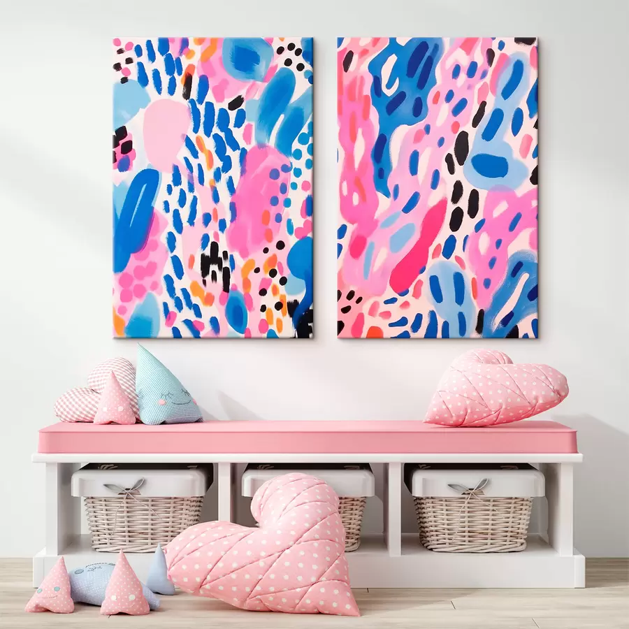 Wandbilder Farbenfrohe Abstraktion m00393