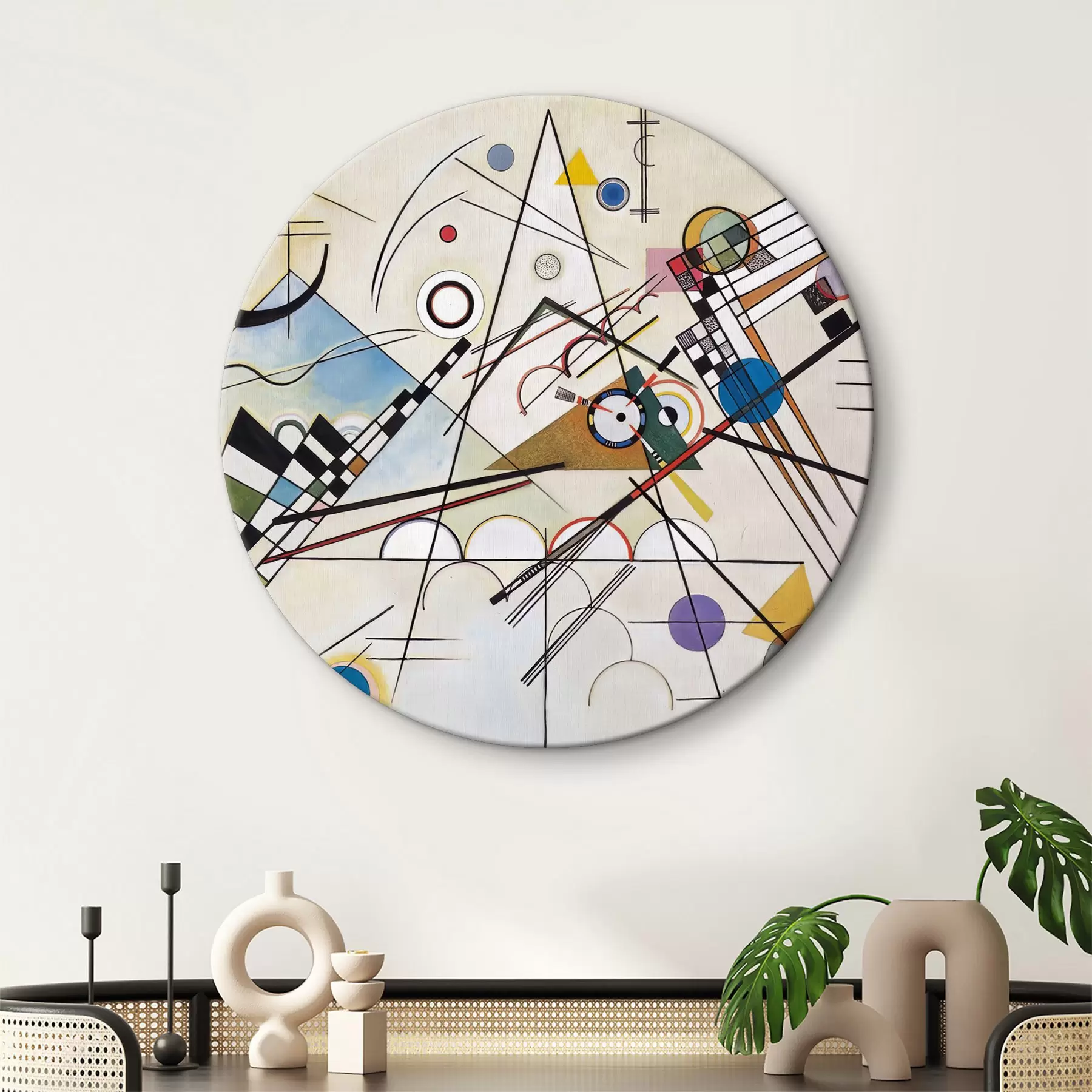 Wandbilder Dreieck, Schrift und Kunst r01030