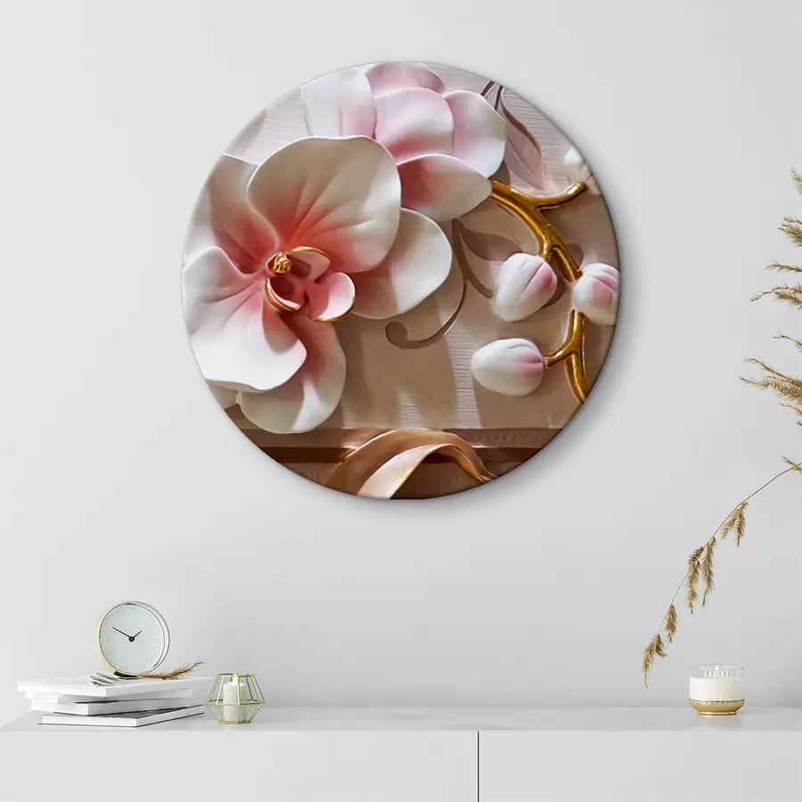 Wandbilder Orchideen mit zarten Stielen r03264