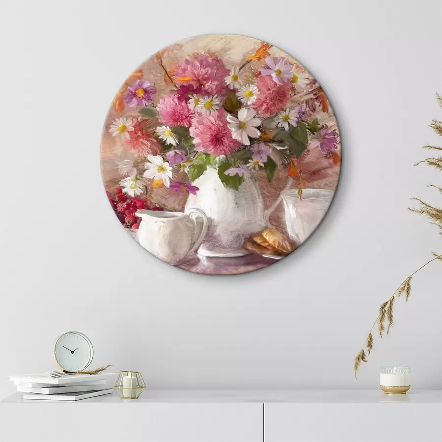 Wandbilder Blumen-, Pflanzen- und Getränkegeschirr r15070