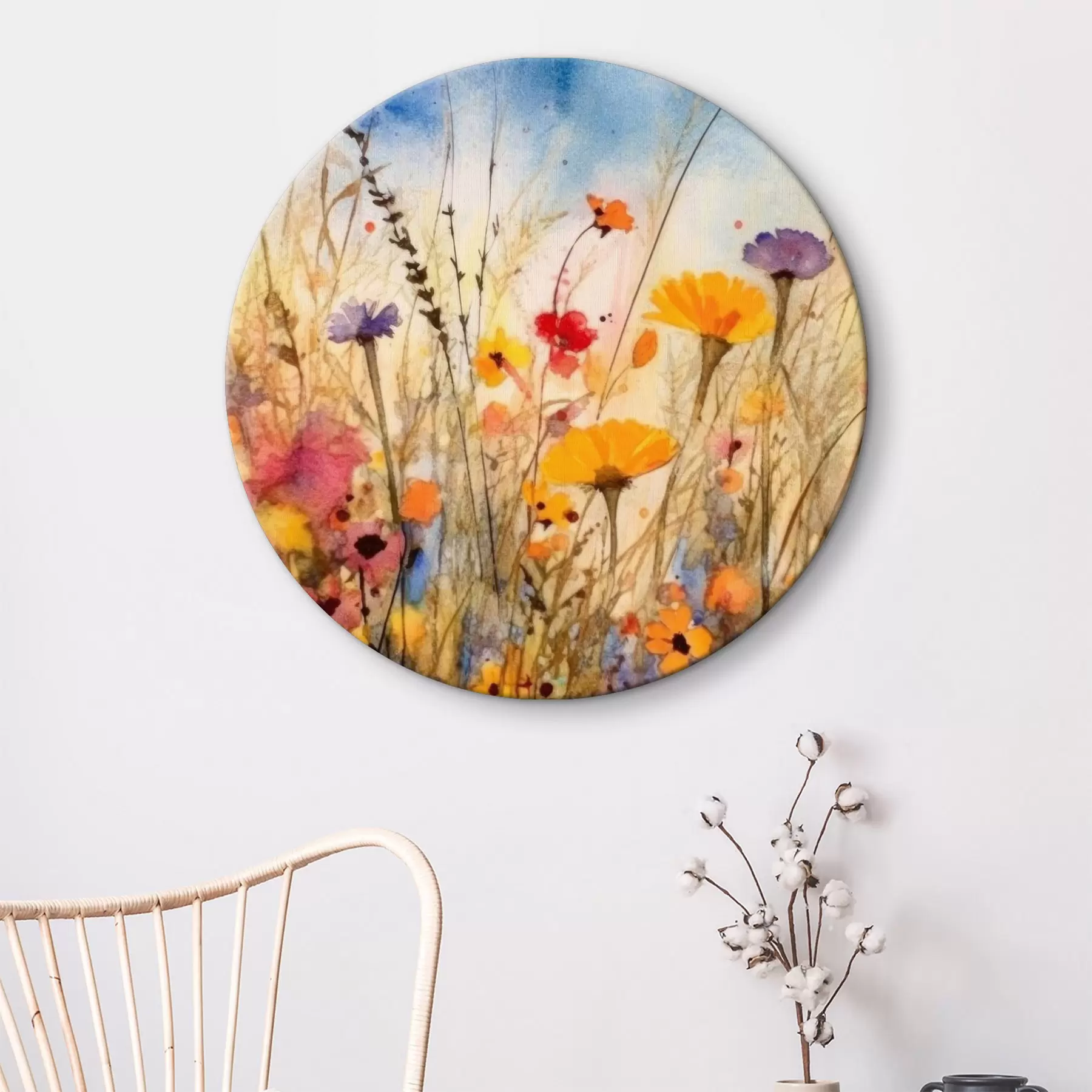Wandbilder Blume, Pflanze und Himmel r33634
