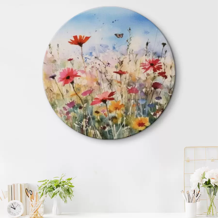 Wandbilder Blume, Himmel und Pflanze r33668