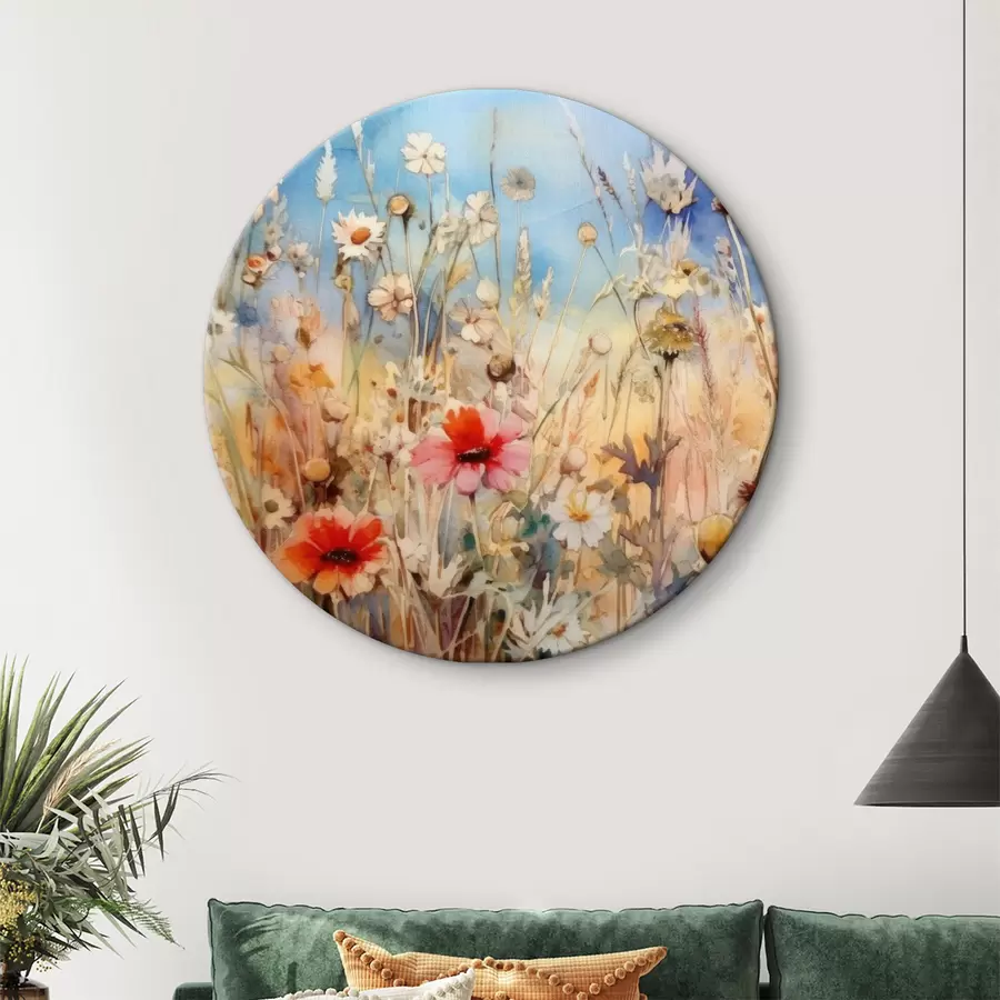 Fototapete Blume, Wolke und Himmel r33669