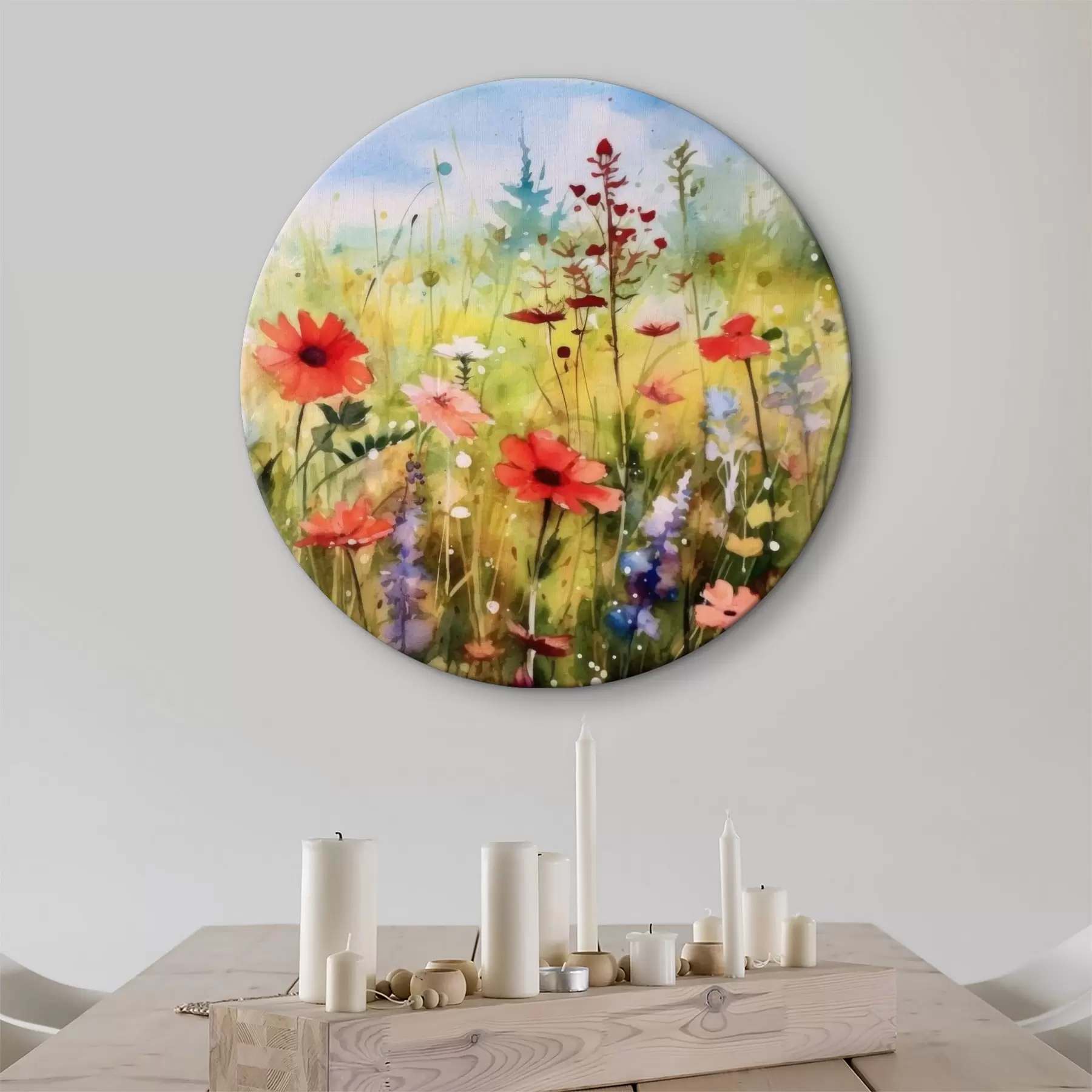 Wandbilder Blume, Pflanze und Wolke r33680