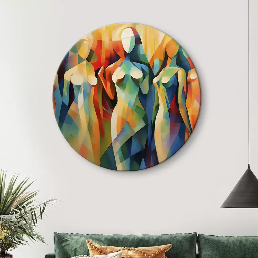 Wandbilder Farbe, Textil und Orange r33844