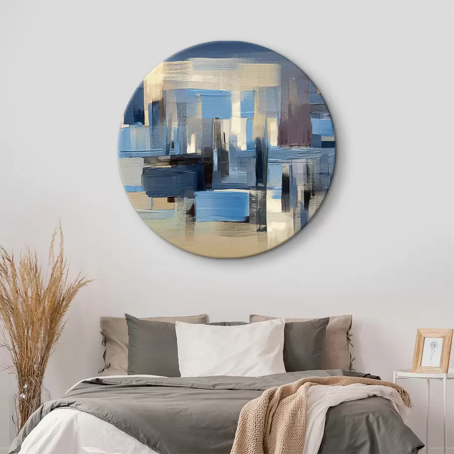 Wandbilder Wasser, Wolkenkratzer und Farbe r34186