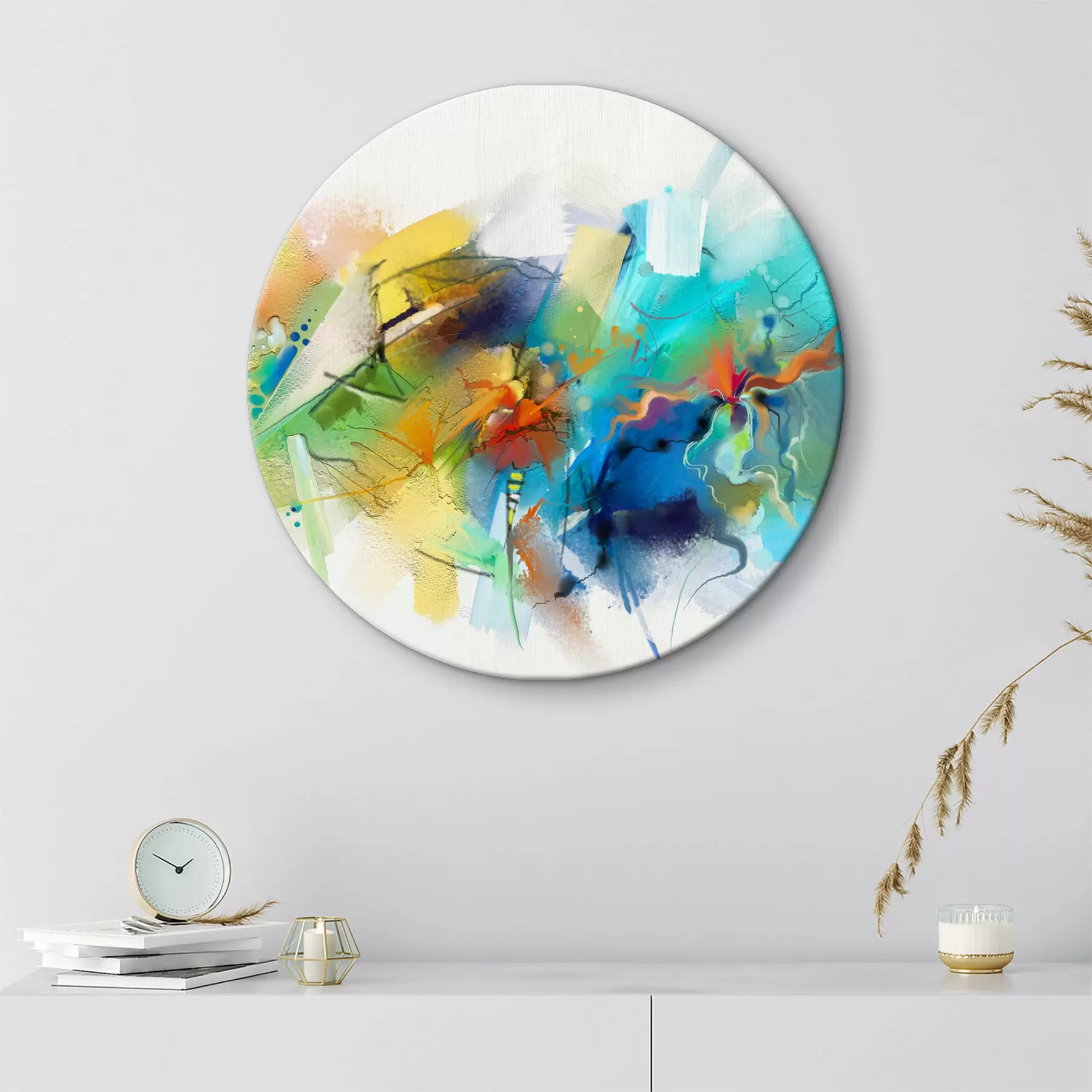 Wandbilder Kunstfarbe, Farbe und Organismus r34193