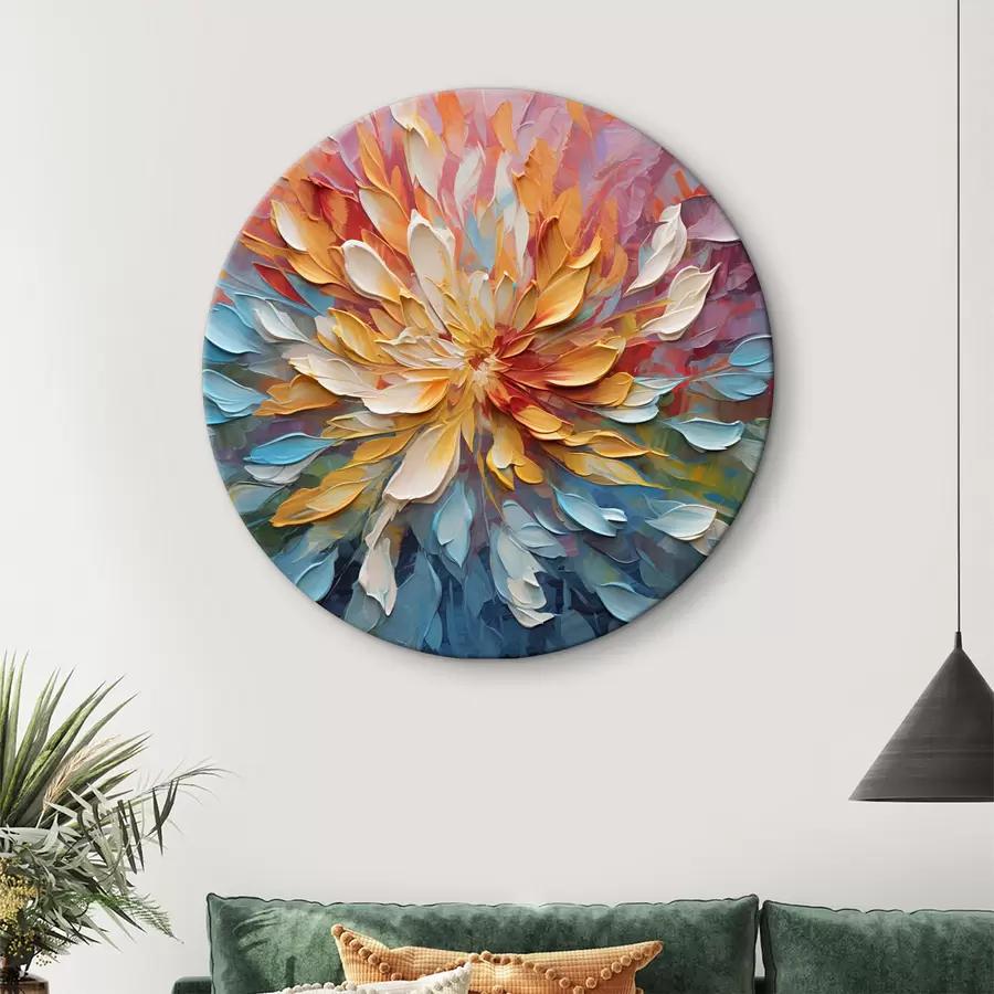 Wandbilder Pflanze, Kunstfarbe und Farbe r34488