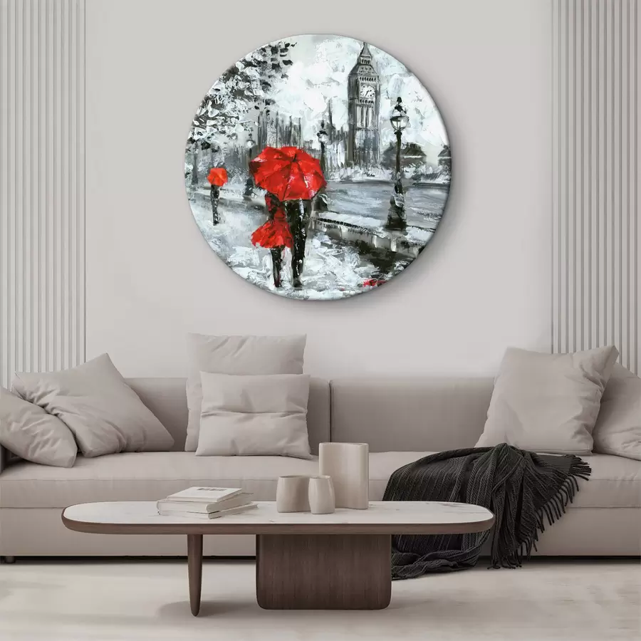 Wandbilder Fenster, Pflanze und Schirm r34614