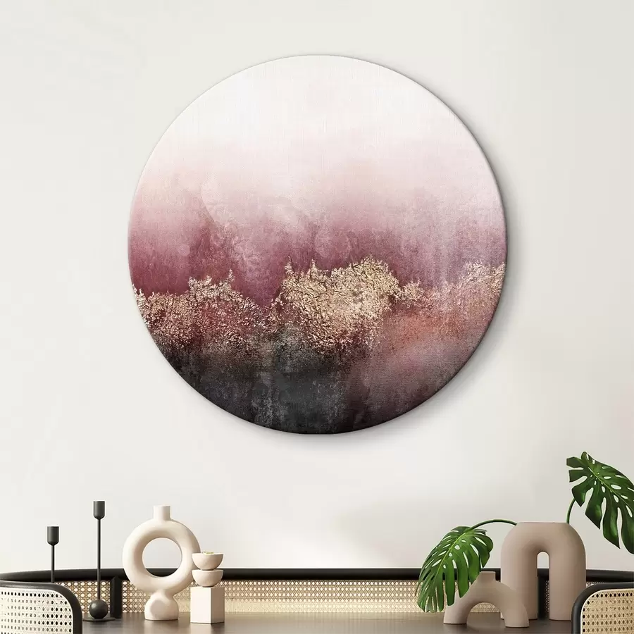 Wandbilder Abstraktion in Burgundertönen r35844