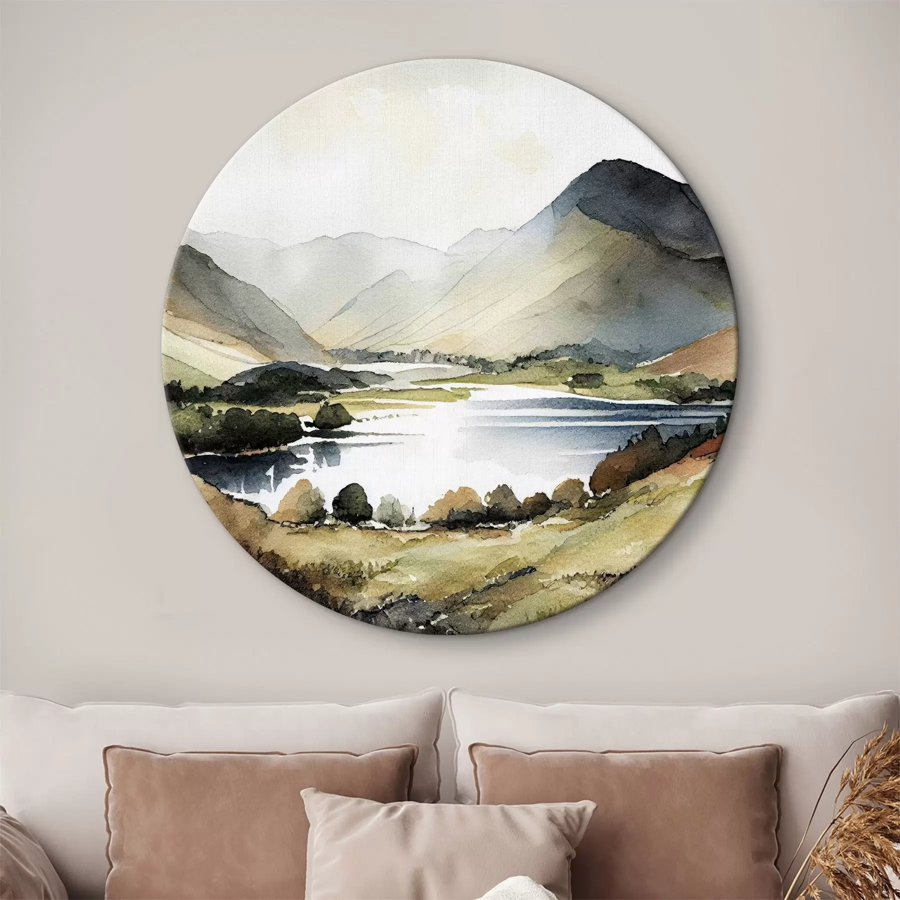 Wandbilder See in den Bergen r36018