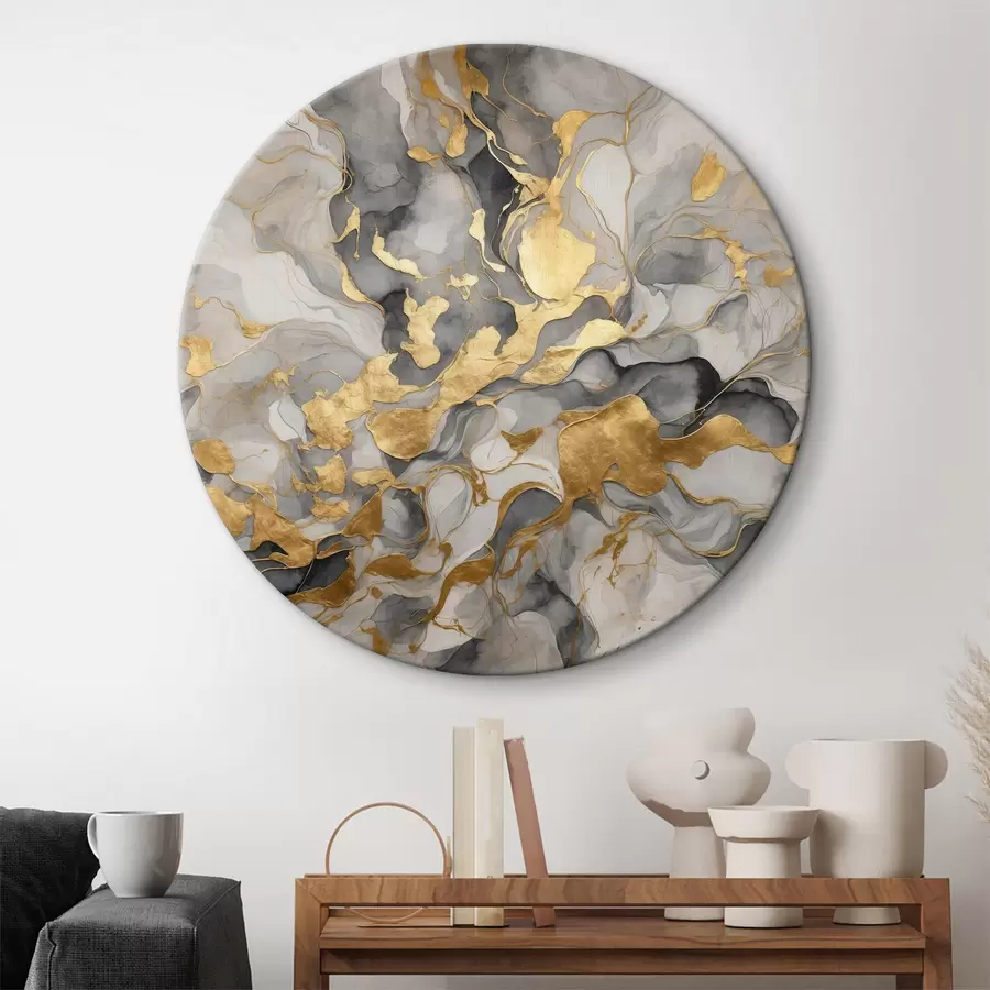 Fototapete Abstraktion mit blauen Aquarellfarben r37331