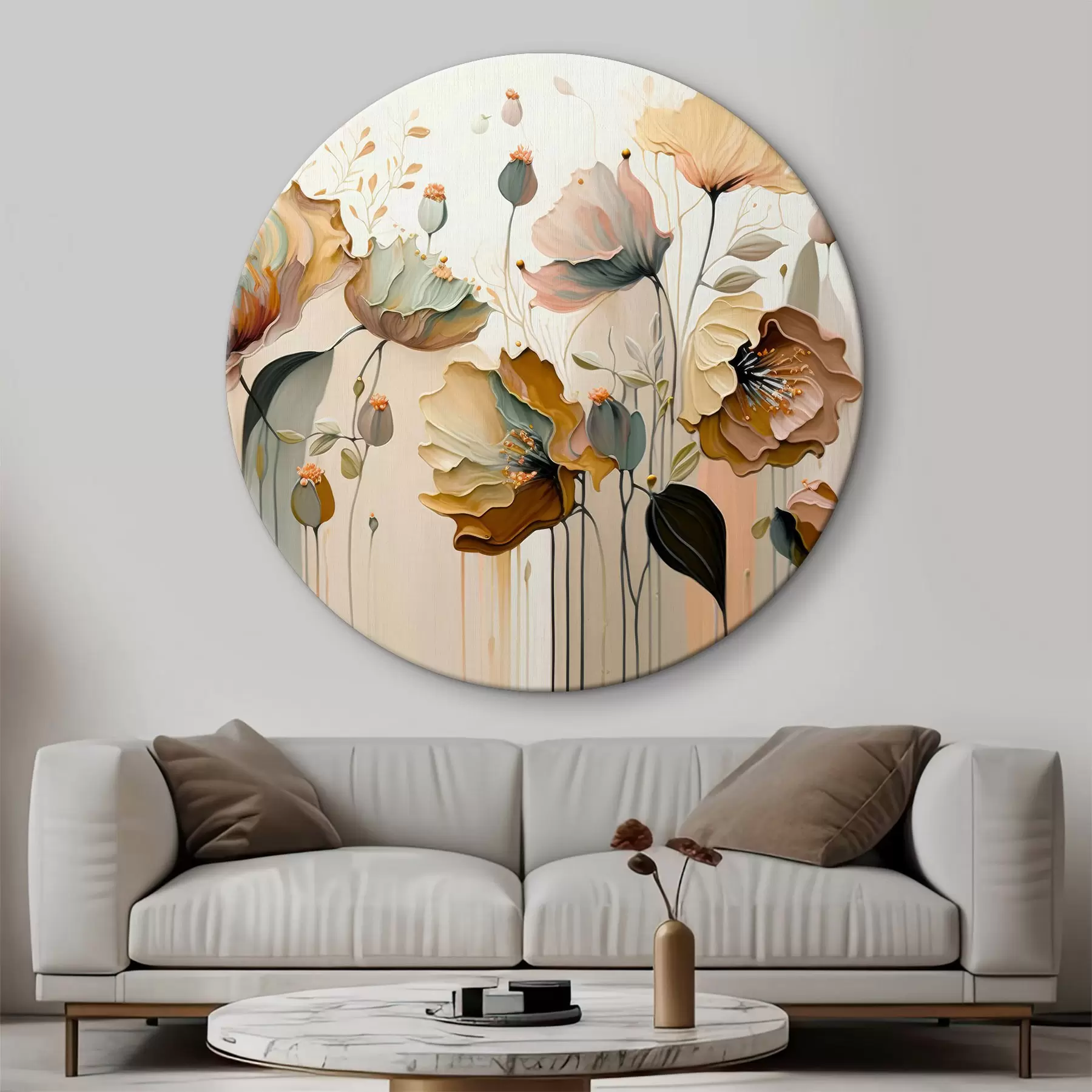 Wandbilder Aquarellierte Blumen r37538