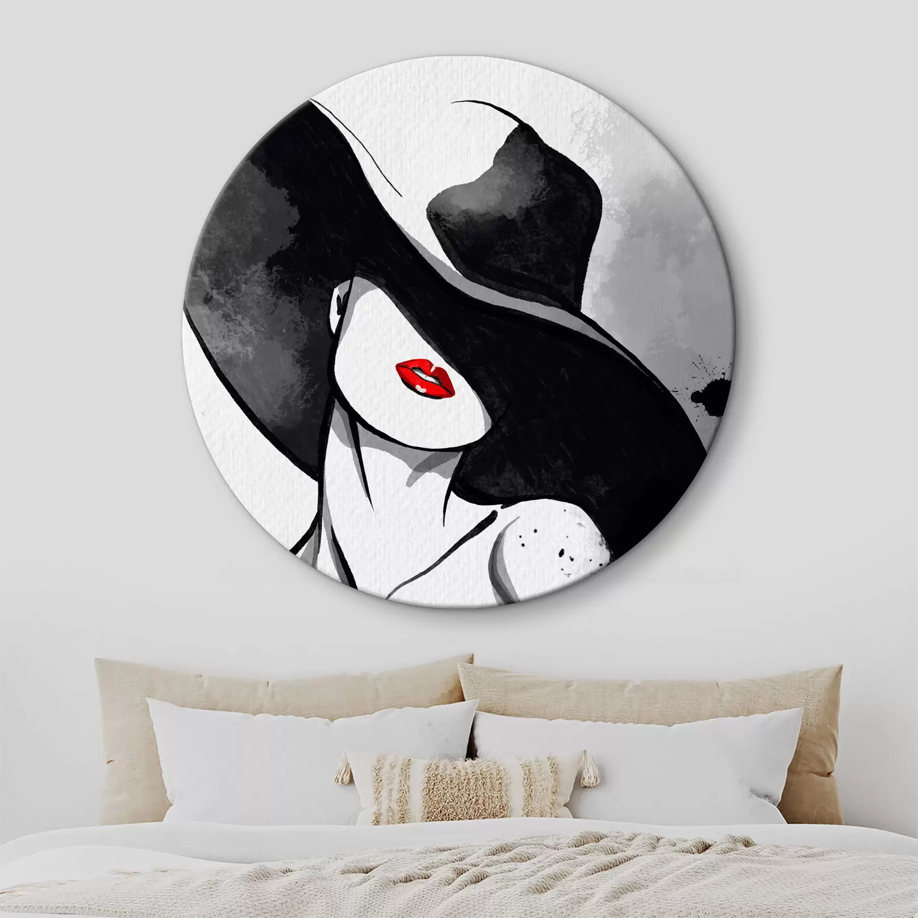 Wandbilder Rote Lippen r37745