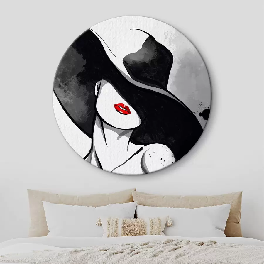 Wandbilder Rote Lippen r37745