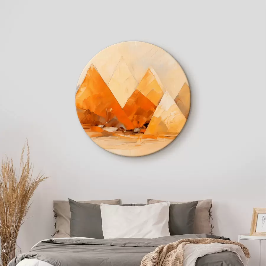 Wandbilder Ölgemälde „Pyramiden in der Wüste“ r39435