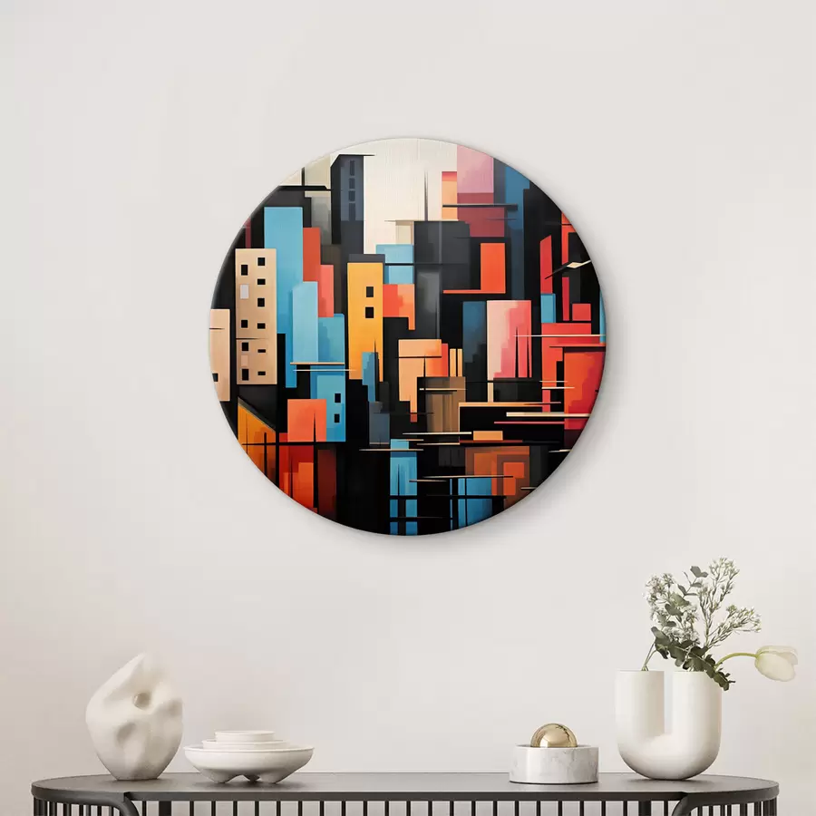 Wandbilder Geometrische Abstraktion der Stadt r39716