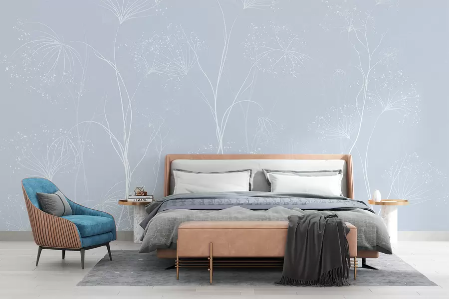 Fototapete Leichte florale Motive w02422v2