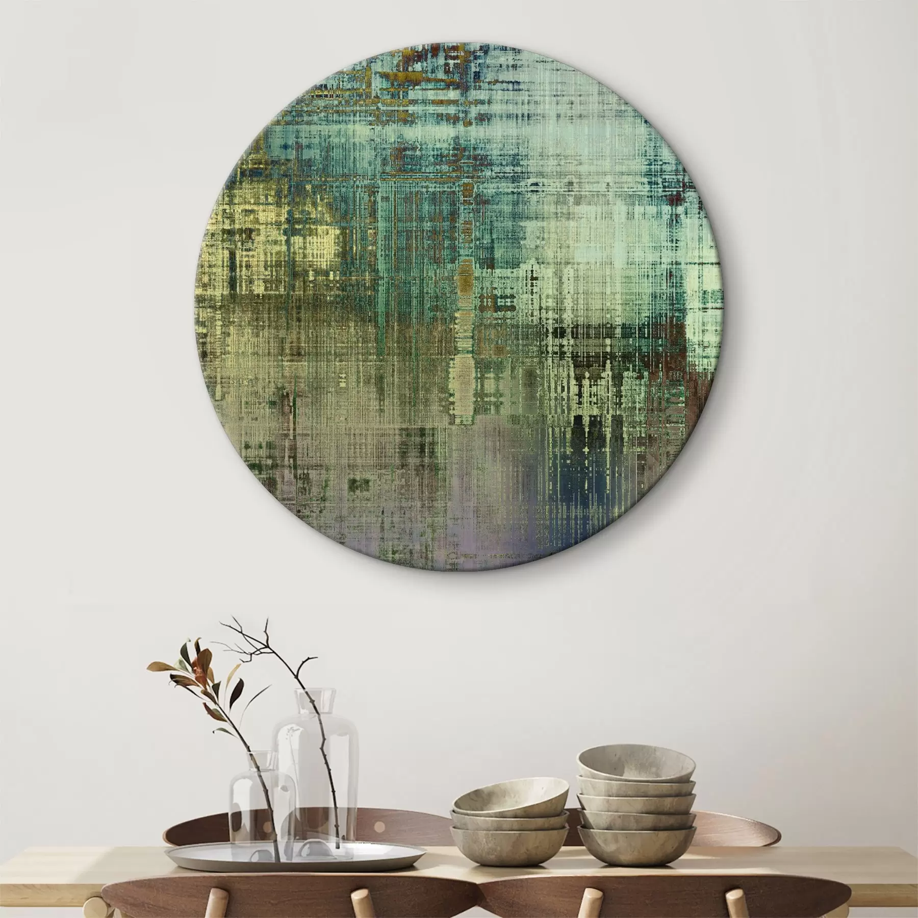 Wandbilder Azurblau, Aquamarin und Kunst r34626