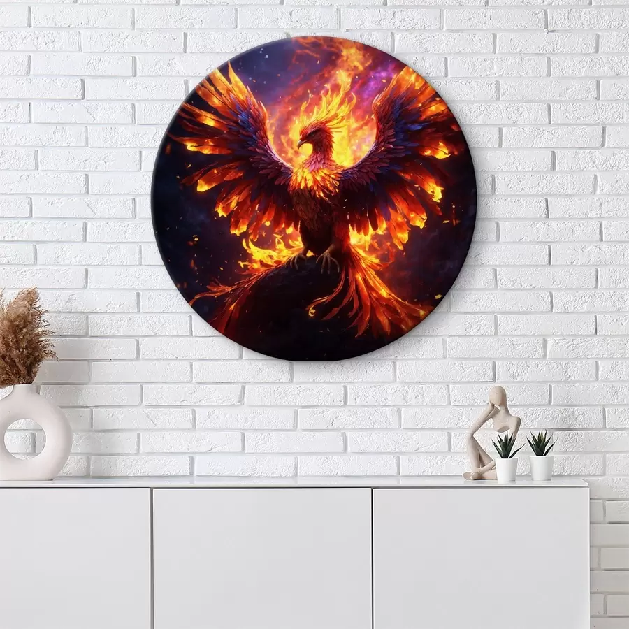 Fototapete Feuervogel r36055