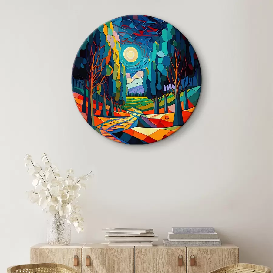 Wandbilder Aquarell-Pfad r38054