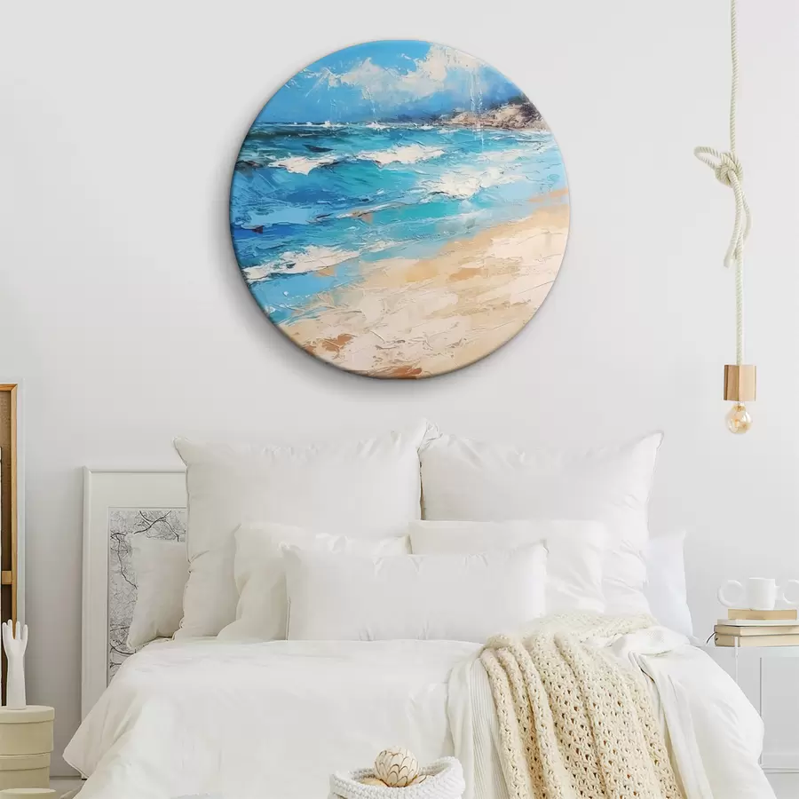 Wandbilder Meer, Wellen, Strand, Sand, Ölgemälde, Abstraktion, Landschaft, Landscape r38910