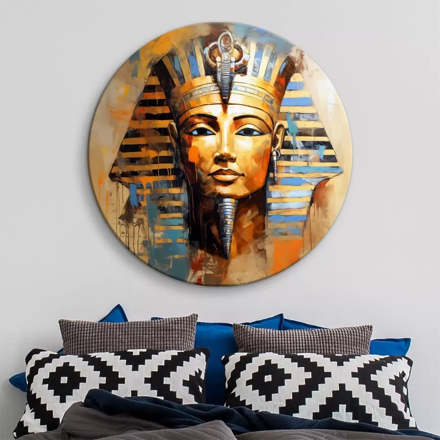 Fototapete Ölgemälde „Porträt eines ägyptischen Pharaos“ r39332