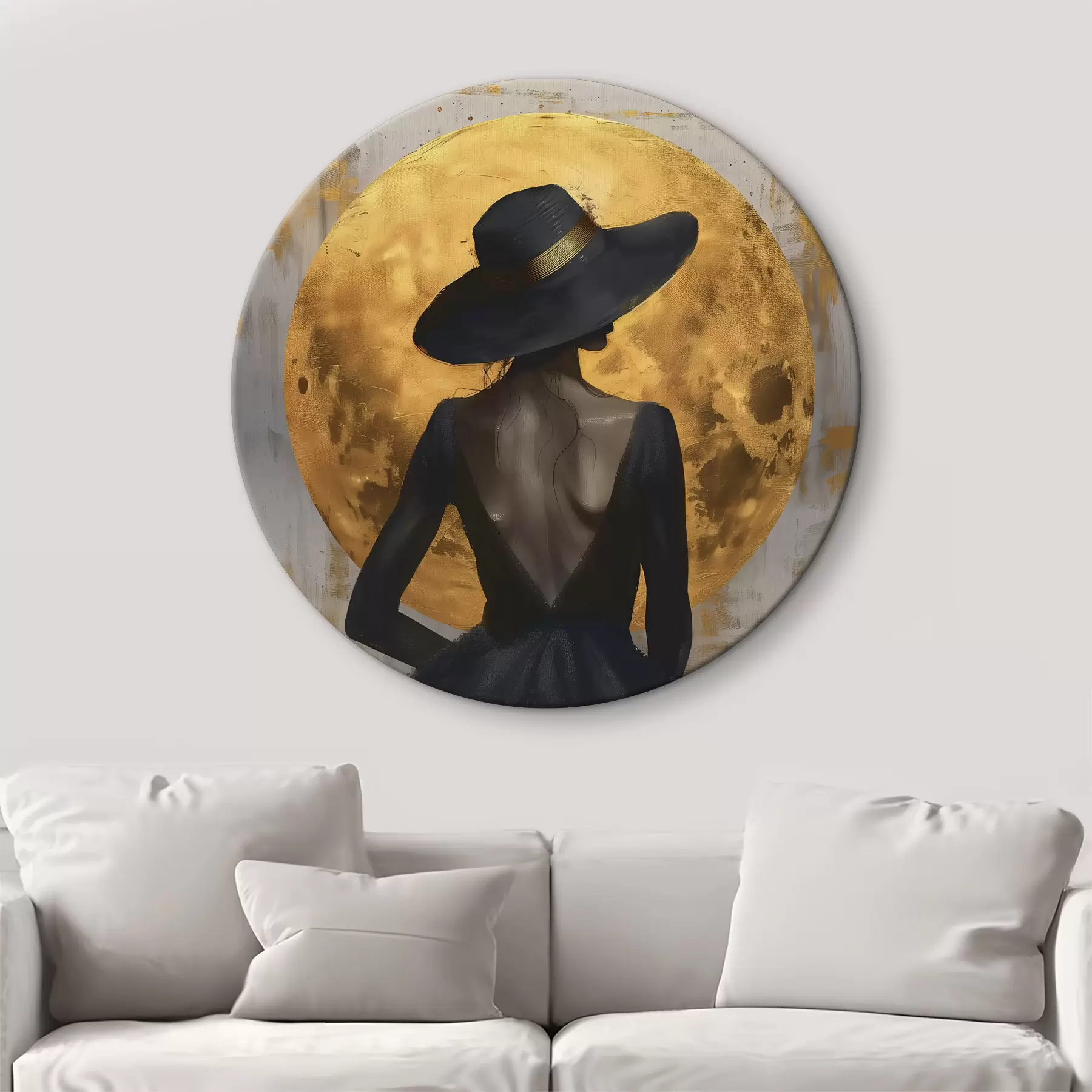 Wandbilder Mädchen in Schwarz r39685