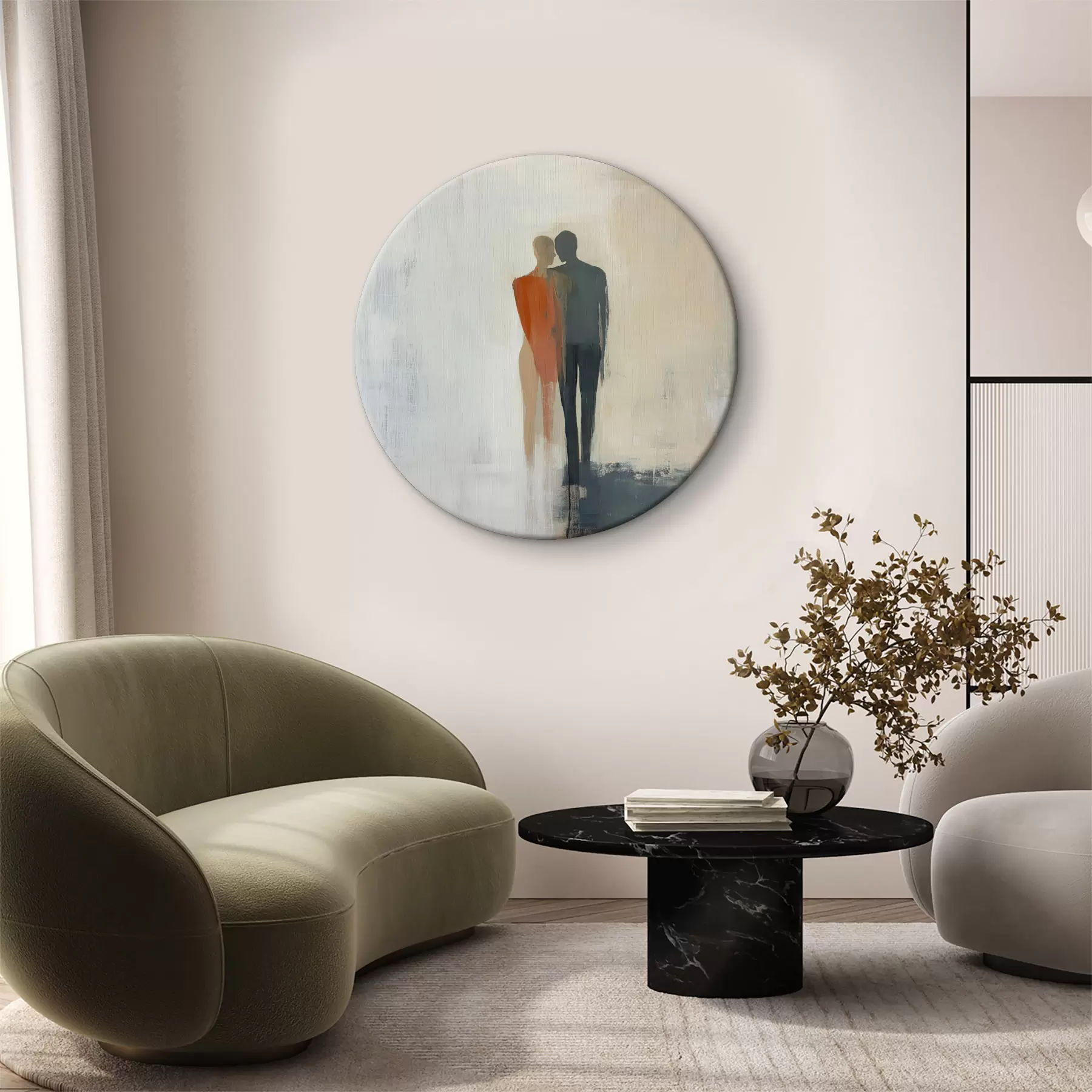 Wandbilder Paar, Abstraktion r39912