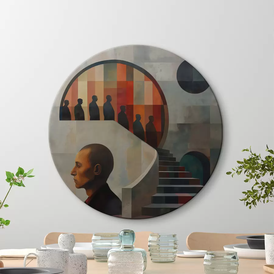 Wandbilder moderne Darstellung der Treppe r40238