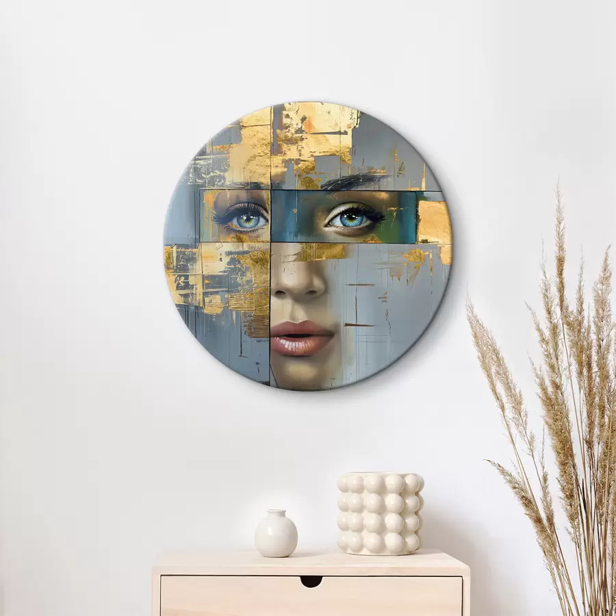 Fototapete modernes abstraktes Porträt r40240