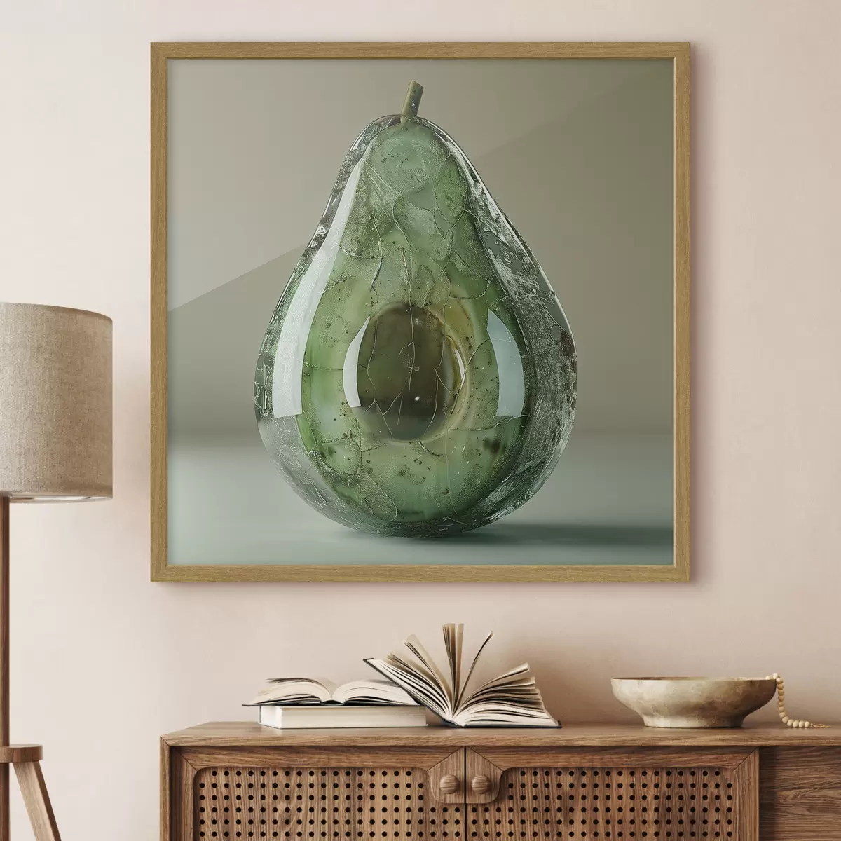 Poster Gemüse, Glas Avocado f42068
