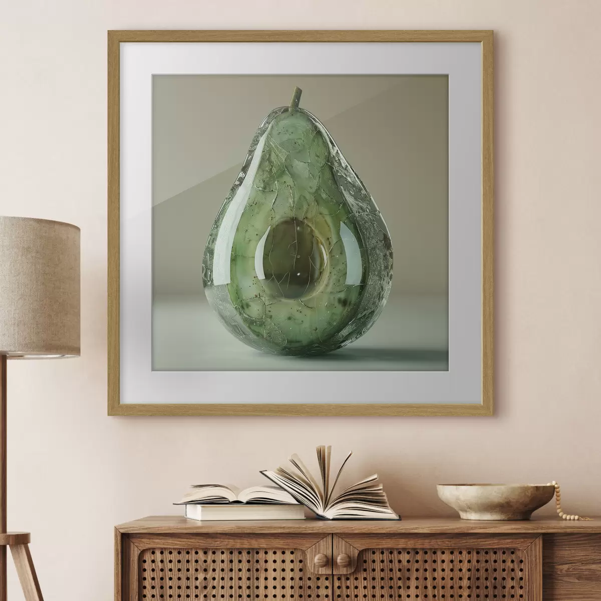 Poster Gemüse, Glas Avocado f42068