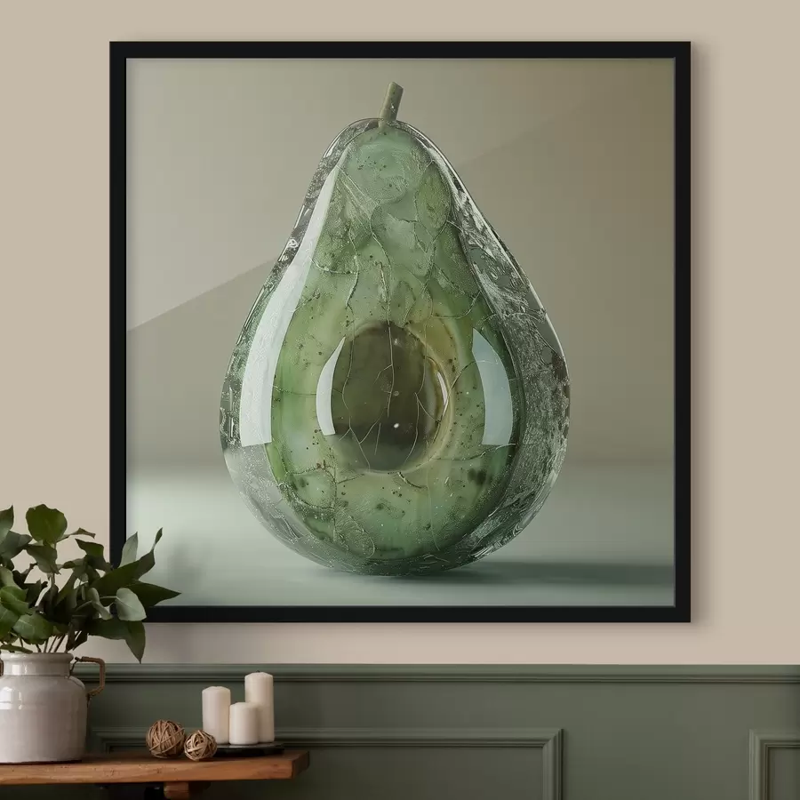 Fototapete Gemüse, Glas Avocado f42068