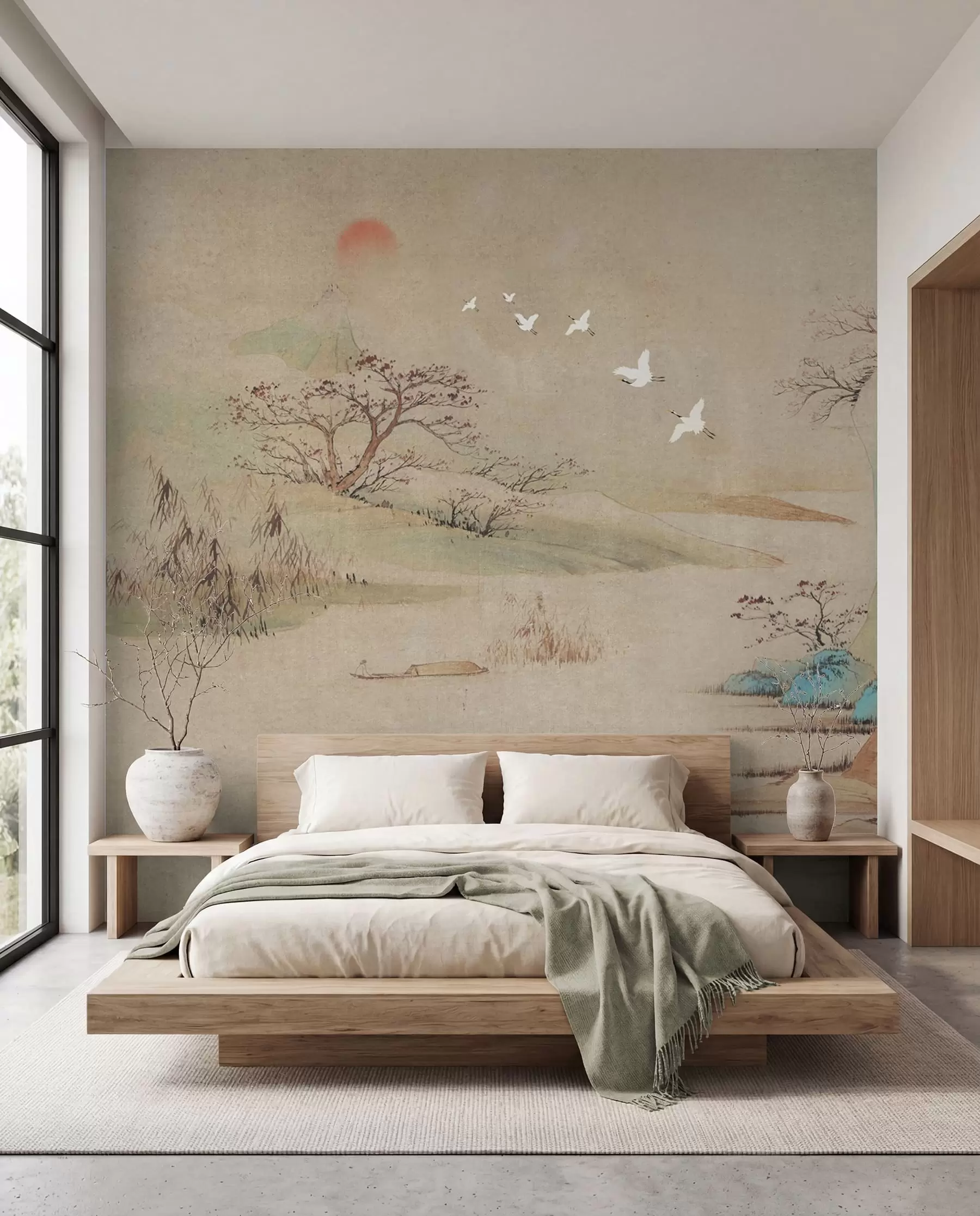 Fototapete Landschaft in chinesischem Stil u42038