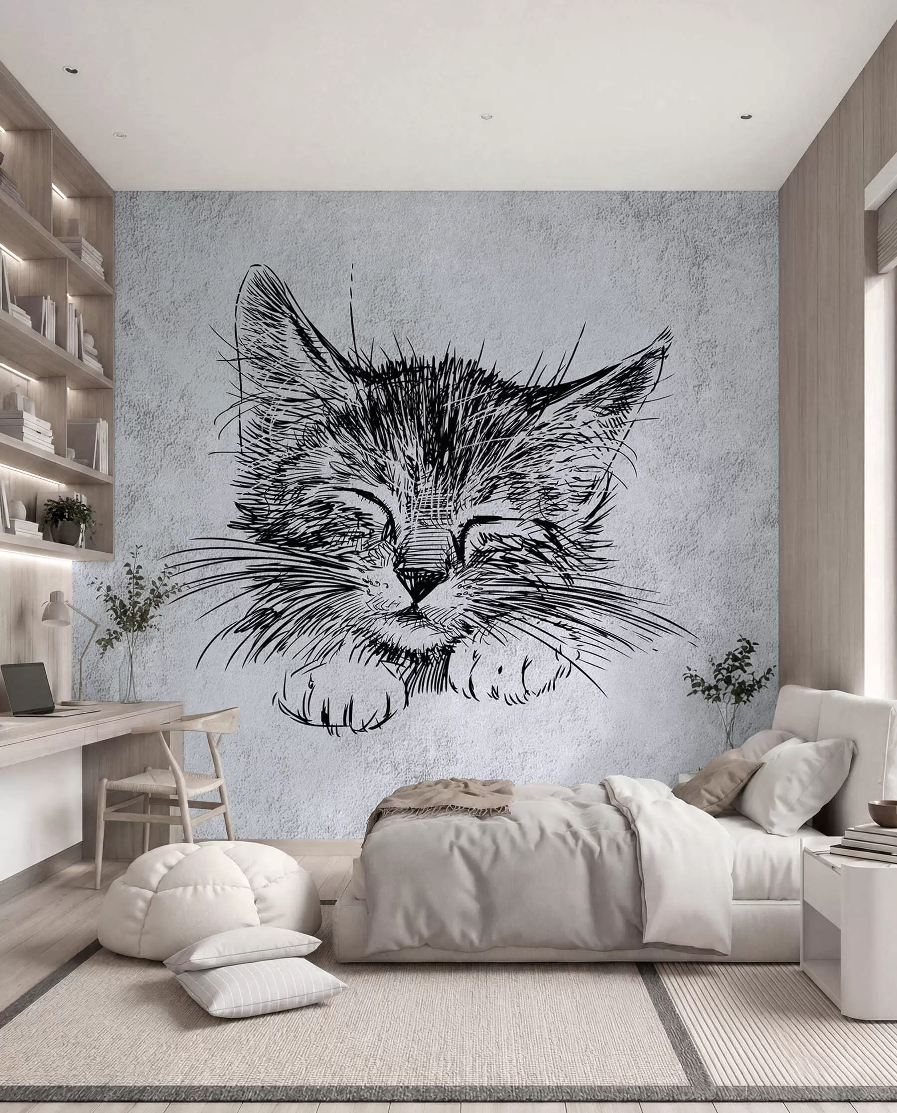 Fototapete Katze, Felidae und Fleischfresser u43536