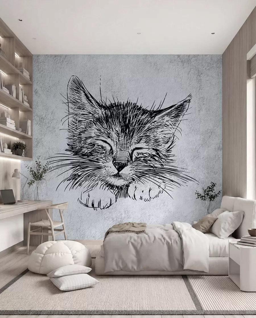 Fototapete Katze, Felidae und Fleischfresser u43536