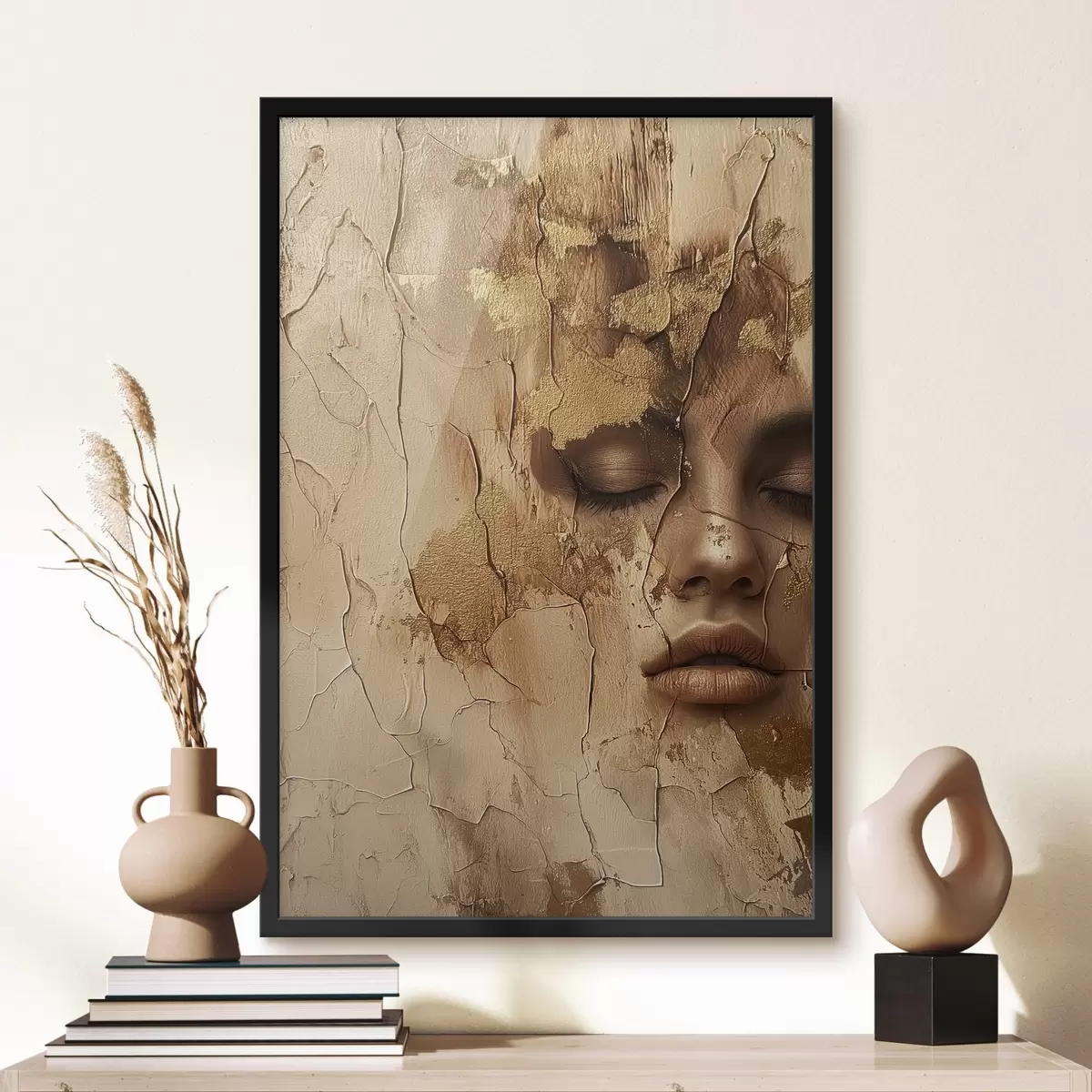 Poster Gesicht eines Mädchens f39997