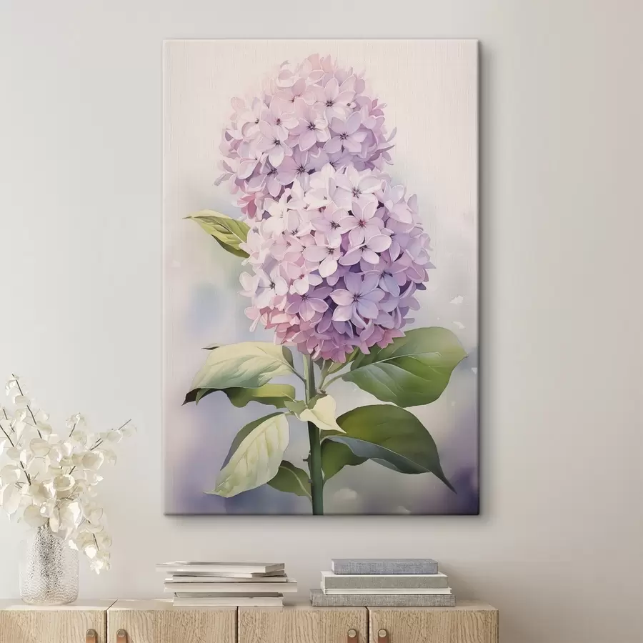 Wandbilder Hyazinthenzweig Nachahmung Aquarell s42120