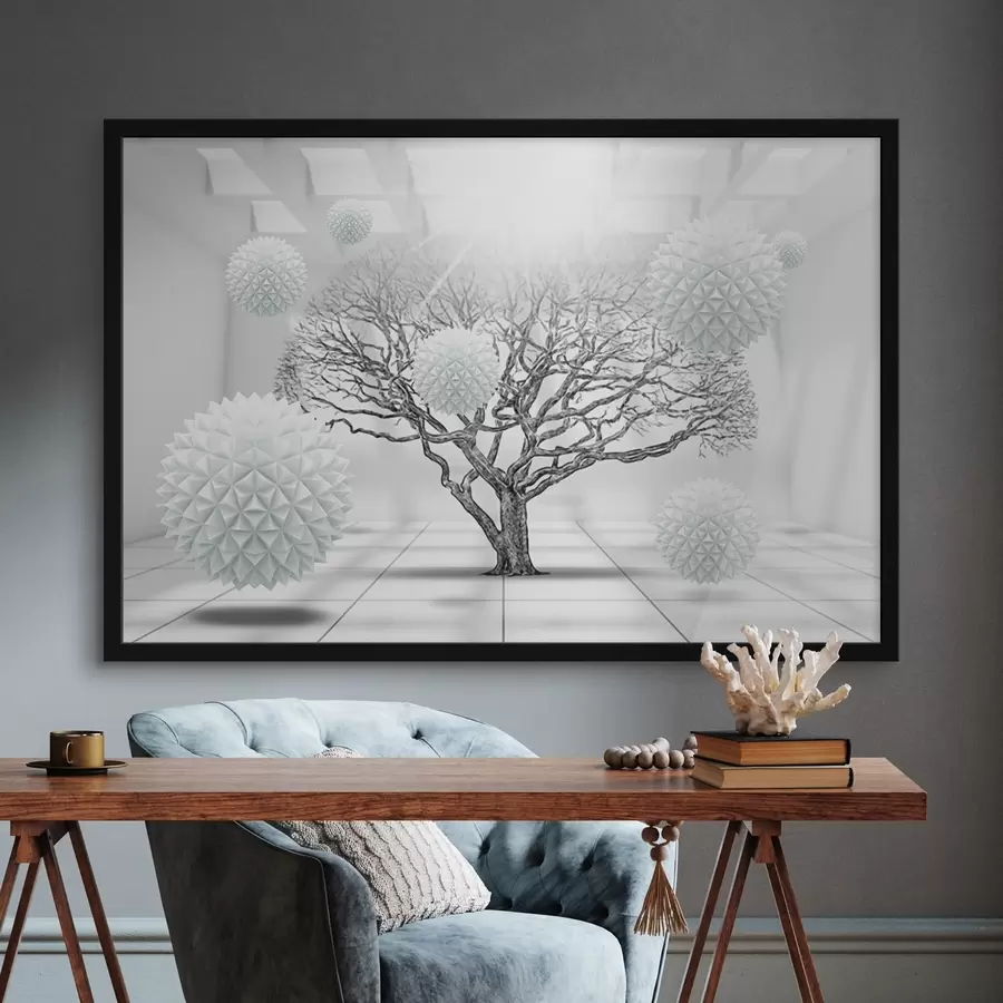 Fototapete Ein sich ausbreitender Baum f02828