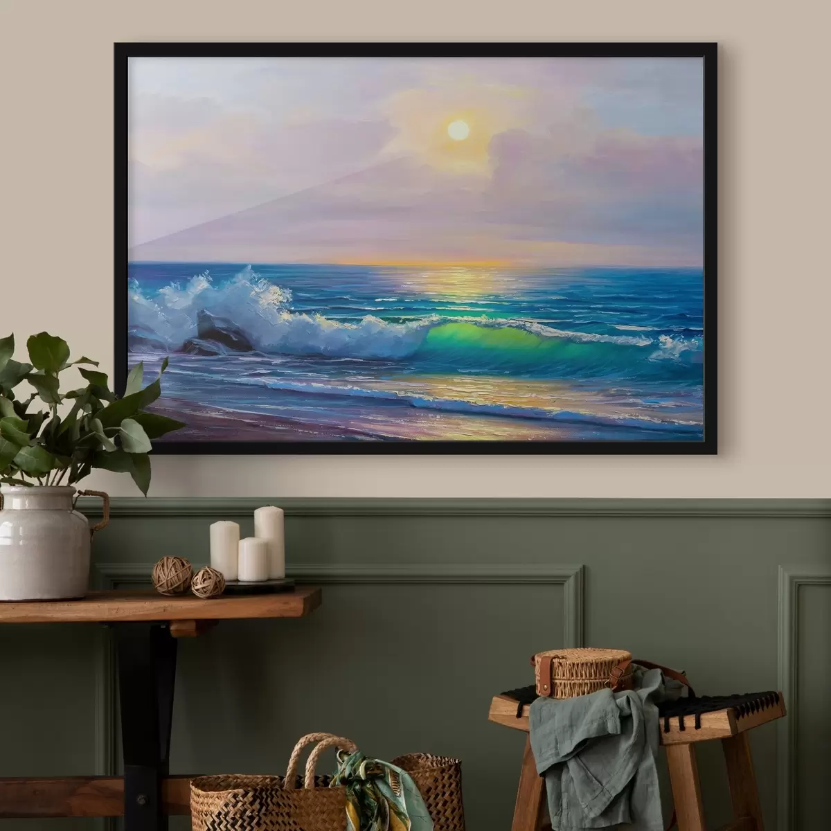 Poster Wasser, Wolken und Himmel f17732